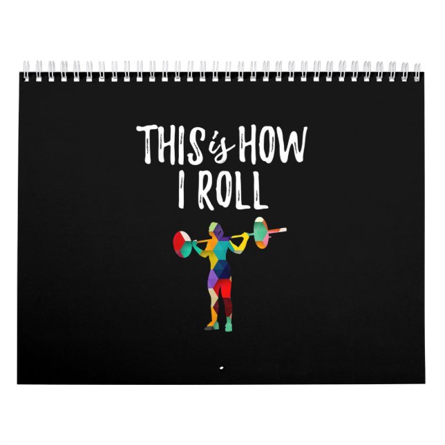 Fitness So Roll Gym Bodybuilding Girl Kalender (Titelbild)