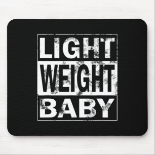 Fitness Sprichwort Kraftsport - Leichtgewicht Ba Mousepad