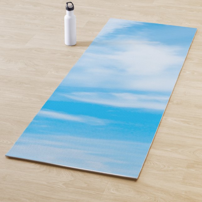 Fitness Stilvolle Blue Sky Clouds Design-Vorlage Yogamatte (Beispiel)