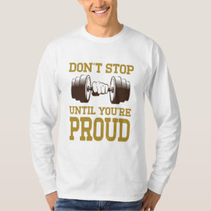 Fitness T - Shirt  Motivierend Shirts   Durchführu