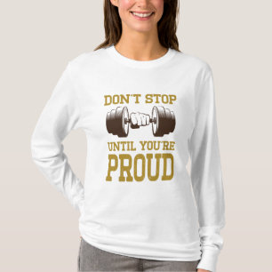 Fitness T - Shirt  Motivierend Shirts   Durchführu