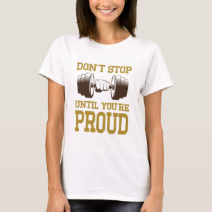 Fitness T - Shirt Motivierend Shirts Durchführu