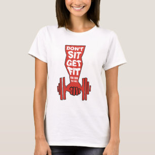 Fitness T - Shirt Workout Motivierend Shirt