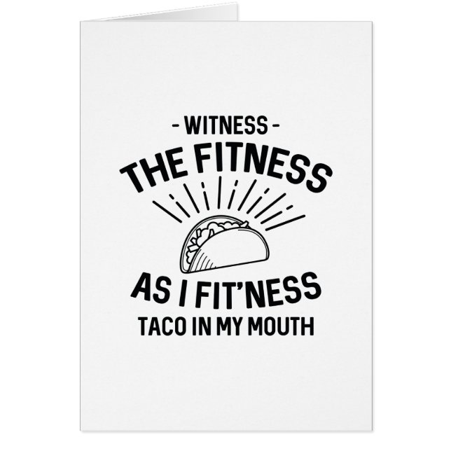 Fitness Taco (Vorne)