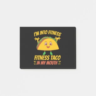 Fitness Taco Übungsym Post-it Klebezettel