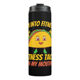 Fitness Taco Übungsym Thermosbecher