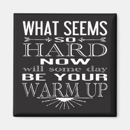 Fitness Tänzer Motivierend Zitat Magnet