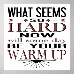 Fitness Tänzer Motivierend Zitat Poster