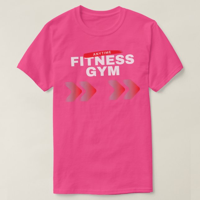 Fitness Text T T-Shirt (Design vorne)