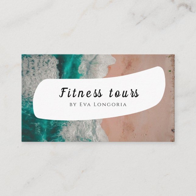 Fitness Tours Visitenkarte (Vorderseite)