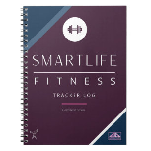 Fitness-Tracker-Logbuch Notizblock