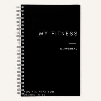 Fitness Tracking Journal Notizbuch