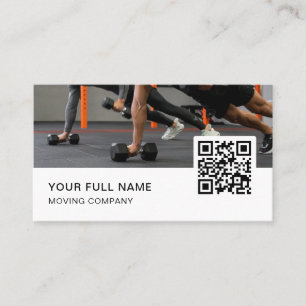 Fitness Trainer Agent QR-Code Logo Social Media Visitenkarte