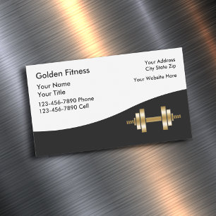 Fitness-Trainer-Geschäftsmagnete Magnetische Visitenkarte