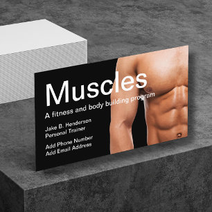 Fitness-Trainer Personal Trainer Visitenkarte