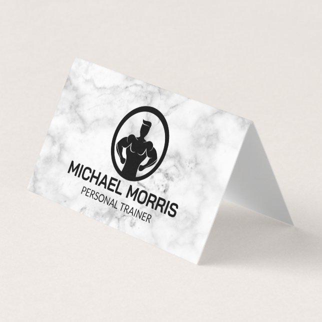 Fitness-Trainer Personal Trainer  Visitenkarten (Vorderseite)