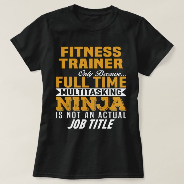 Fitness Trainer T-Shirt (Design vorne)