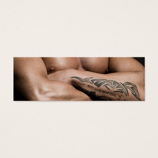 Fitness-Trainingsschwanz Toned Muscular Male Brust (Vorderseite)