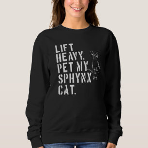 Fitness Trainingsstapel Schweres Haustier Meine Sp Sweatshirt