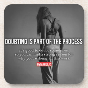 Fitness und Bodybuilding Motivation Getränkeuntersetzer