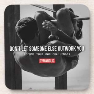 Fitness und Bodybuilding Motivation Getränkeuntersetzer