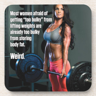 Fitness und Bodybuilding Motivation Getränkeuntersetzer