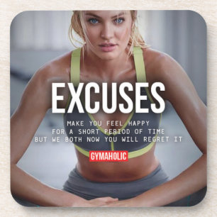 Fitness und Bodybuilding Motivation Getränkeuntersetzer