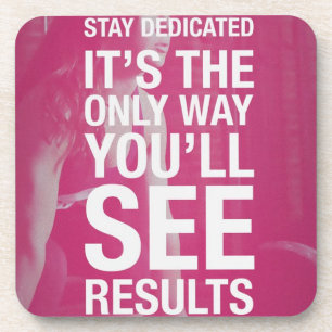 Fitness und Bodybuilding Motivation Untersetzer