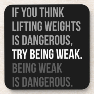 Fitness und Bodybuilding Motivation Untersetzer