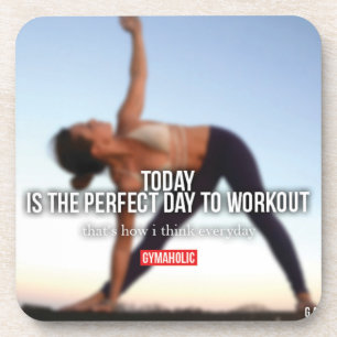 Fitness und Bodybuilding Motivation Untersetzer