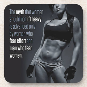 Fitness und Bodybuilding Motivation Untersetzer