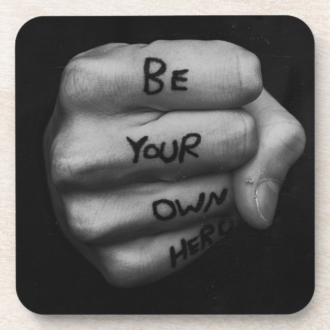 Fitness und Bodybuilding Motivation Untersetzer (Vorderseite)