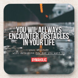 Fitness und Bodybuilding Motivation Untersetzer