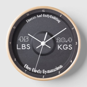 Fitness- und Bodybuilding-Turnhalle 45 LBS/20,4 kg Uhr