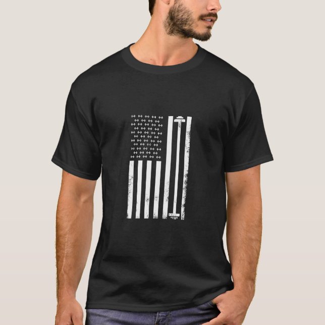 Fitness und Gewichtsabnahme der amerikanischen Fla T-Shirt (Vorderseite)