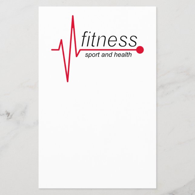 Fitness und Sport Flyer (Vorne)