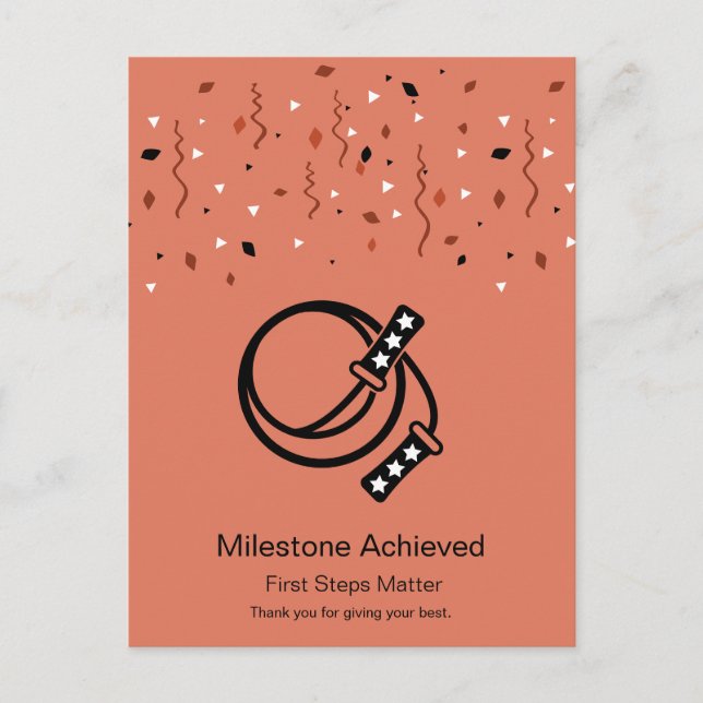 Fitness Vielen Dank für Ihre beste Postkarte (Vorderseite)