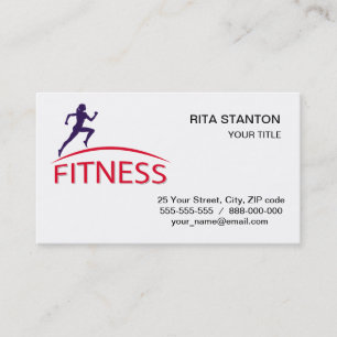 Fitness Visitenkarte