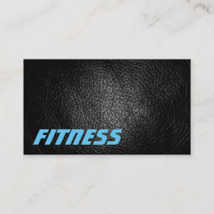 Fitness-Visitenkarte mit ultradicken Ledereffekten Visitenkarte