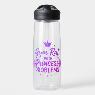 Fitness-Wasser für Gym-Ratte mit Prinzessinnen-Pro Trinkflasche