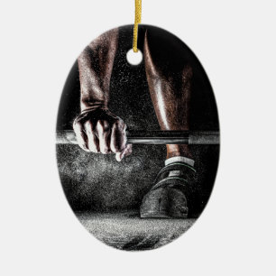 Fitness Weightlift GYM Workout Keramikornament