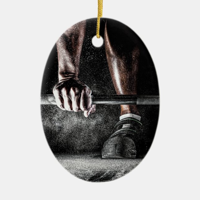 Fitness Weightlift GYM Workout Keramikornament (Vorne)