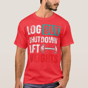 Fitness Workout Bodybuilder Gym Instructor Weightl T-Shirt