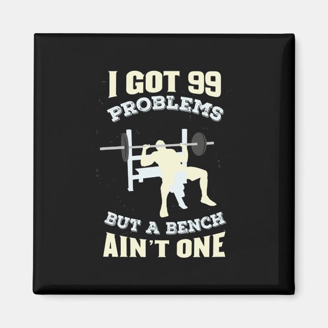 Fitness Workout-Bodybuilding Magnet (Vorne)