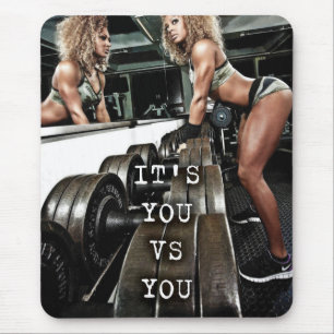 Fitness Workout Gym Motivation Mousepad