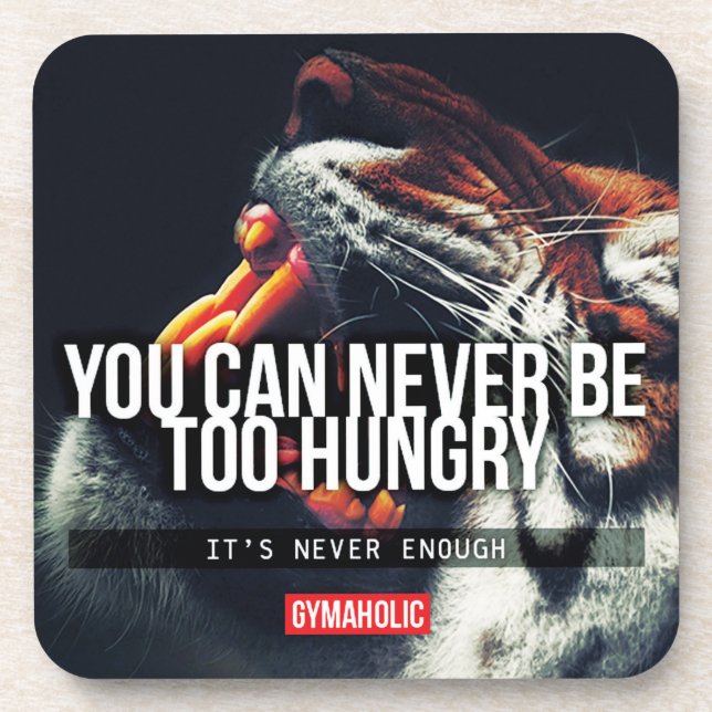 Fitness Workout Gym Motivation Untersetzer (Vorderseite)