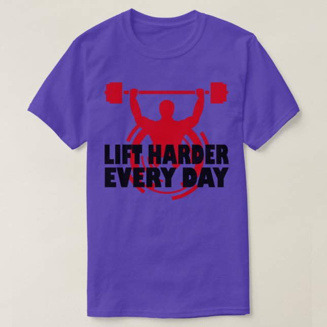 Fitness Workout Motivation T-Shirt (Design vorne)