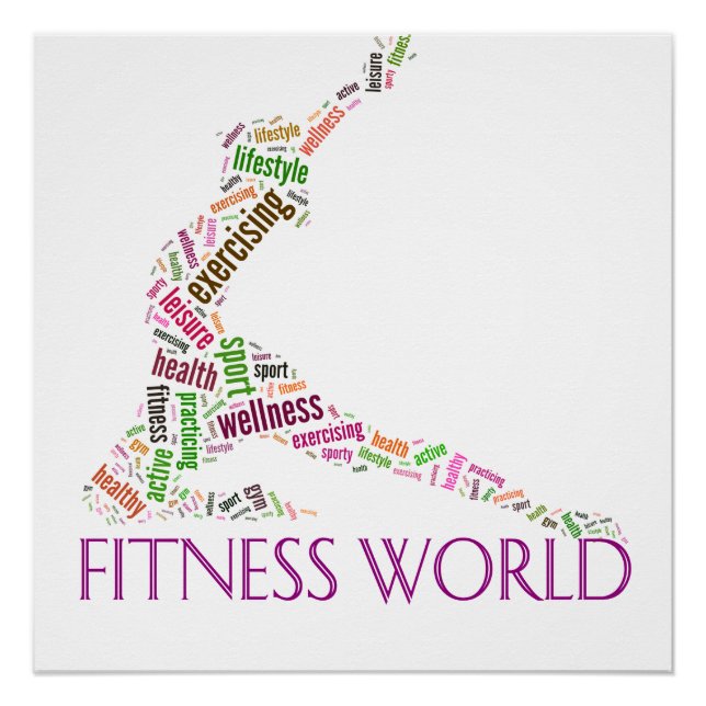 Fitness world poster (Vorderseite)