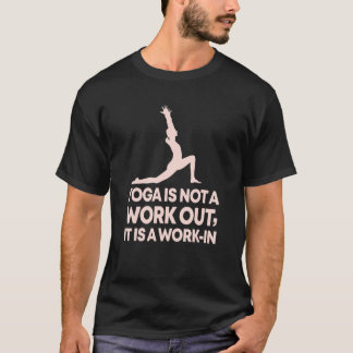 Fitness-Yoga-Lehrer Yoga Übung Meditation T-Shirt