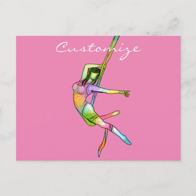 Fitness Yoga Thunder_Cove Postkarte (Vorderseite)